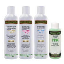 MOROCCAN KERATIN Brazilian Keratin Blowout GOLD SERIES Most Effective Brazilian Keratin Hair Treatment SET 250MLMoroccan Keratin