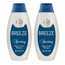 Breeze Sporting Energizing Shower Shampoo 400ml (2pack)Breeze
