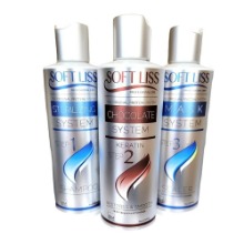 Soft Liss Chocolate System Keratin Brazilian Treatment kit 8oz (236ml)Soft Liss