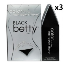 Betty Beauty Black Betty - Betty Beauty Hair Dye (3 pack)Betty Beauty