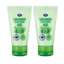 Boots Cucumber Clay Mask for All Skin Types 50 ml x 2packBOOTS