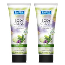 Lucky Super Soft Body Cream, Aloe Vera, 8 Ounce (2pack)Lucky Super Soft