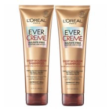 LOreal EverCreme Sulfate-Free Deep Nourish Shampoo 8.5oz (2pack)EverCreme
