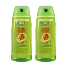 가르니에 Garnier Fructis Sleek and Shine Fortifying Shampoo 25.4 oz (2 Pack)Garnier Fructis