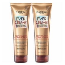Loreal EverCreme Sulfate Free Conditioner for Dry Hair 8.5oz (2pack)EverCreme