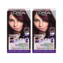 L&#039;Oreal Feria Power Violet Hair Color, V38 Violet Noir (Pack of 2)L&#039;Oreal Feria