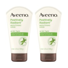 Aveeno Positively Radiant Brightening Scrub 5oz / 140g (Pack of 2)Aveeno