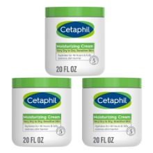 Cetaphil Moisturizing Cream for Very Dry/Sensitive Skin Fragrance Free 20 oz x 3packCetaphil